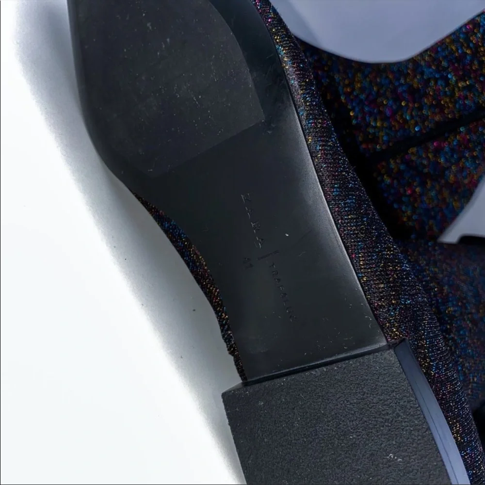 Zara Black Over the Knee Boots - Picture 6 of 7